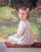 Perry, Lilla Calbot Girl with a Pink Bow oil painting picture wholesale
